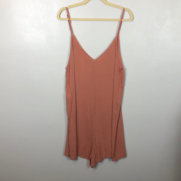 LACAUSA Pants - LaCausa Adjustable Spaghetti Strap Romper